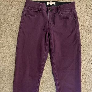 Rewind Burgandy Jeans